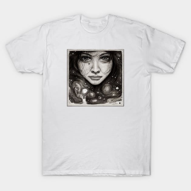 Astro Hair T-Shirt by benheineart